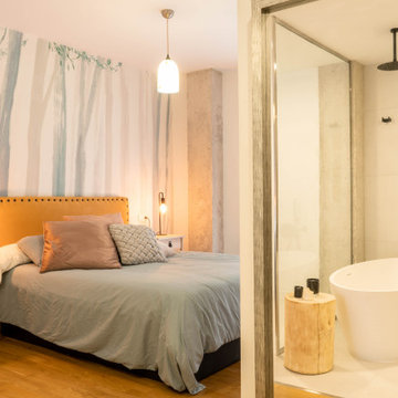 Piso Retro-Industrial con aires pop