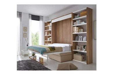 Ejemplo de dormitorio moderno pequeño