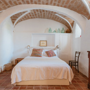 Idée de décoration pour une chambre méditerranéenne.