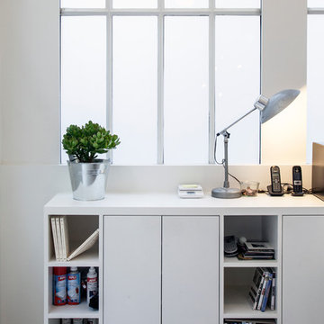 Transformation d’un atelier d’artiste en bureaux pour CREAMINAL- Paris 10e