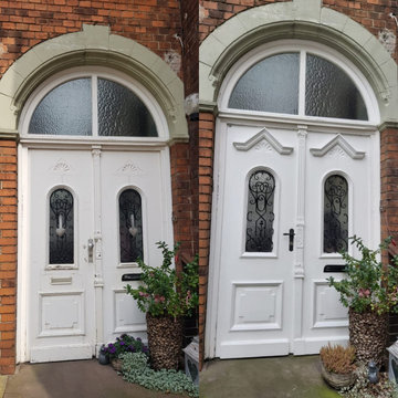 Restaurierung einer alten Tür