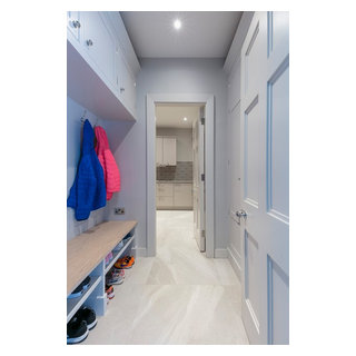 Beautiful Boot Room Leading to Utility Room - Transitional - Entrance -  Dublin - by TileStyle | Houzz IE