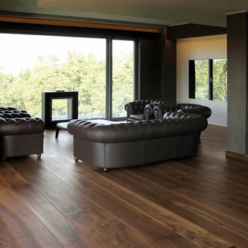 Beautiful walnut wide planks for wall and floors