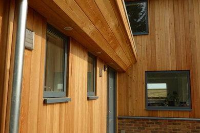 Photo of a contemporary entrance in Wiltshire.