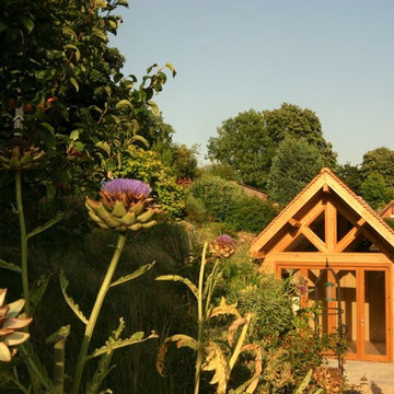 Extension to an existing barn conversion. Redeveloping a dark garage