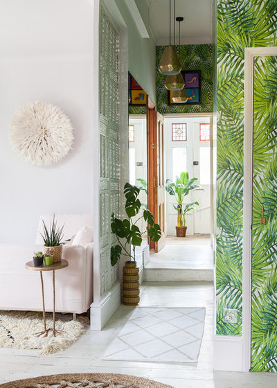 Eclectic Entrance by Emilie Fournet Interiors