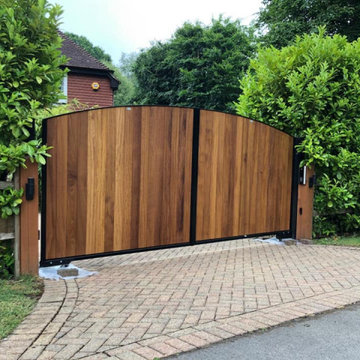 Installed Gates - Electric and Manual examples