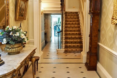 Design ideas for a large traditional entrance in London.