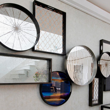 Contemporary Show Home, Ascot, Mirror Wall Installation