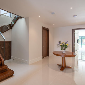 Oak & Glass Stainless Steel staircase