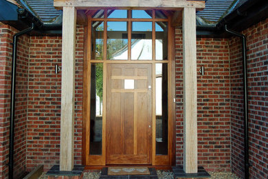 This is an example of a contemporary entrance in Hampshire.