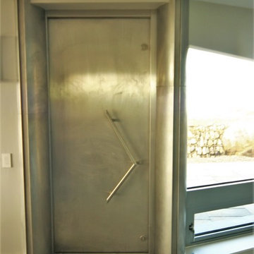 Stainless Steel Doorway - weather proof, industrial style