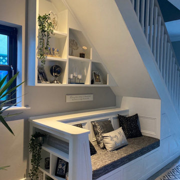 Under stairs seating area