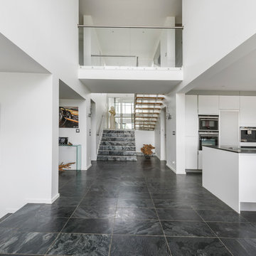 Maison d'architecte à toit plat