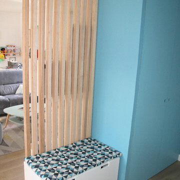 Modernisation de la pièce vie d'une maison