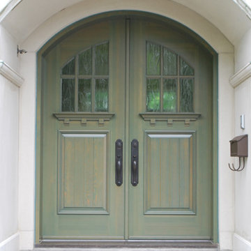 Portes d'entrée en bois de style  Champêtre / Wooden front door Country style