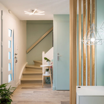 Rénovation d'une maison de ville au style scandinave