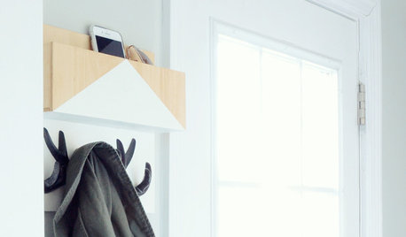 DIY: Make a Wooden Wall Organizer to Curb Entryway Clutter