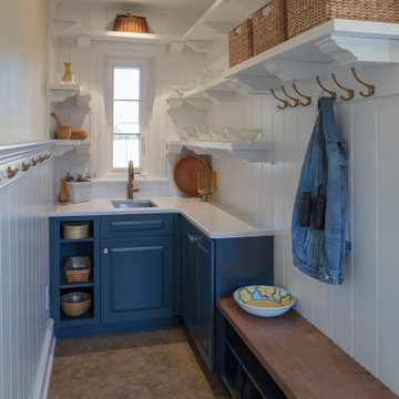 1930's Blue & White Kitchen