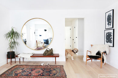 Inspiration for a scandinavian entryway remodel in Los Angeles