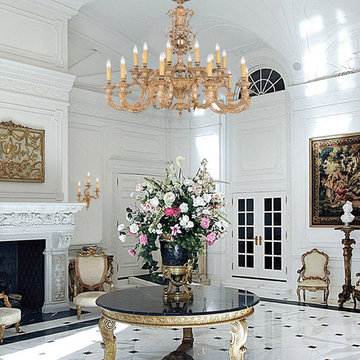 20-Light 40" Olde Brass Chandelier