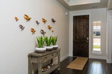 Inspiration for a craftsman entryway remodel in Boise