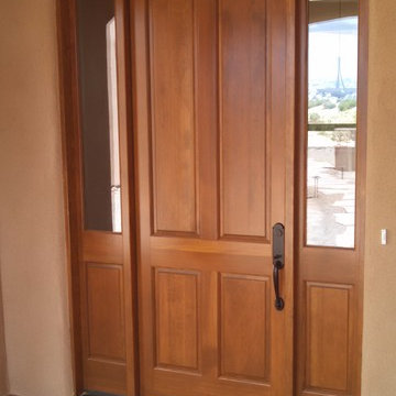 4-panel Fir Entry Door with Sidelights