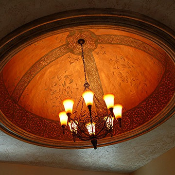 8' diameter Venetian Plaster 'Ceiling Dome'