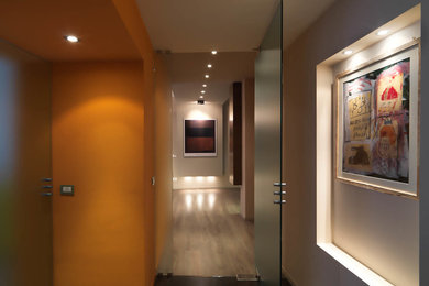 Immagine di un ingresso o corridoio contemporaneo