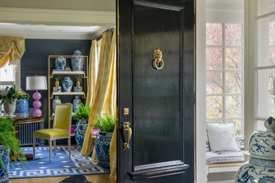 Inspiration for an eclectic entryway remodel in Boston