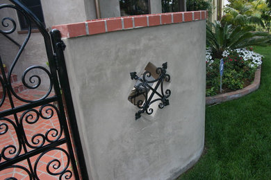 Tuscan entryway photo in San Diego