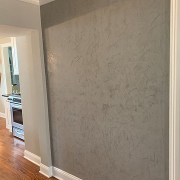 Accent walls in a Rumson home