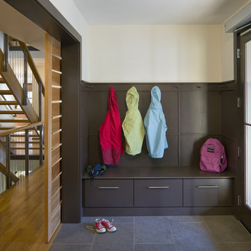 Accessible LEED Residence Mudroom