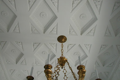 Adam-Style Plaster Ornament in a Private Residence