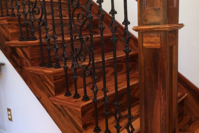 Example of a classic staircase design in Seattle