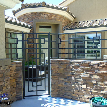 Albers - Wrought Iron Courtyard Entryway