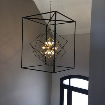Almost Finished Entry Chandelier