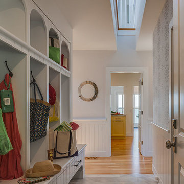 Angels Welcome - Mudroom Entry -  Custom Home  in Falmouth, Cape Cod, MA
