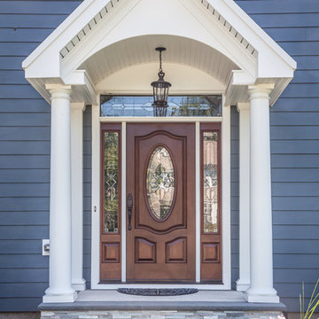 Arched Portico Front Entry