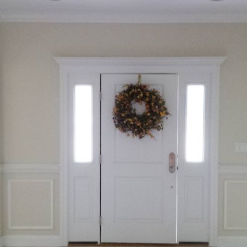 Architectural shadow box wainscoting