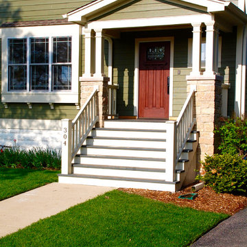Arlington Heights, IL Remodel James Hardie Siding Marvin Windows