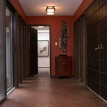 Asian-inspired Foyer and Entrance Room