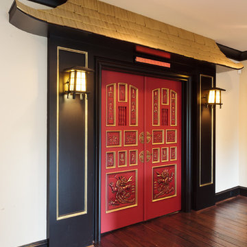 Asian Themed Theater Doors