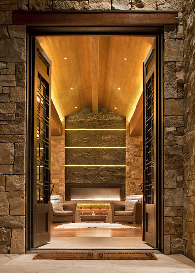 Contemporary Entry by 186 Lighting Design Group - Gregg Mackell