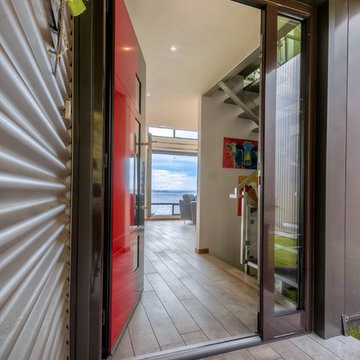 Award-Winning Burien Waterfront Renovation - Entryway