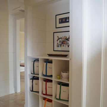 back entry with cubbies for children