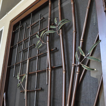 Bamboo Security Door