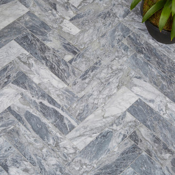 Bardiglio Polished Herringbone Marble