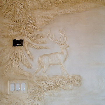 Bas-relief Wall Mural