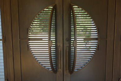 Bauhaus inspired entry door